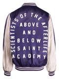 SAINT MXXXXXX logo-embroidered bomber jacket