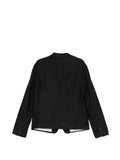 Forme D'expression crinkled-finish single-breasted blazer
