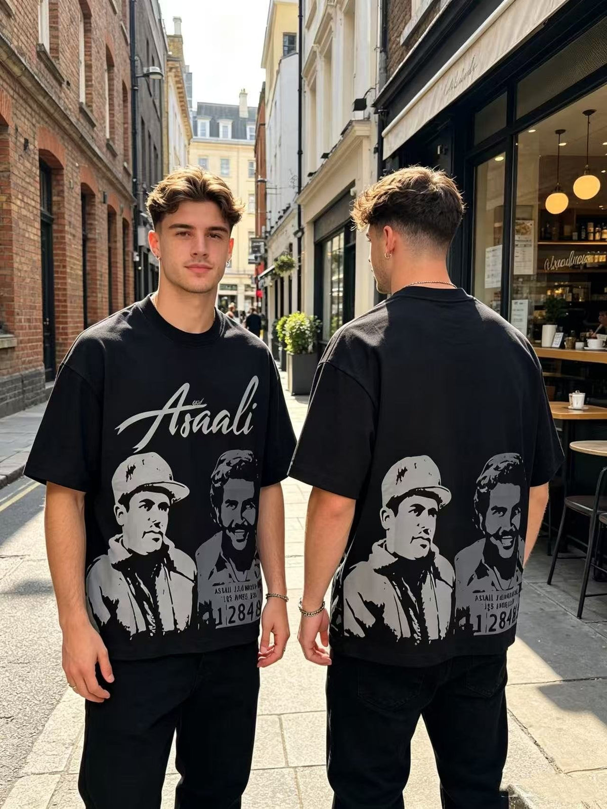 ASAALL Portrait Graphic Short-Sleeve T-Shirt